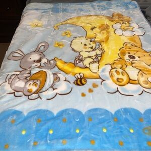 Solaron baby blanket MOON AND BABY NEW Size: 110 x 140 CMS